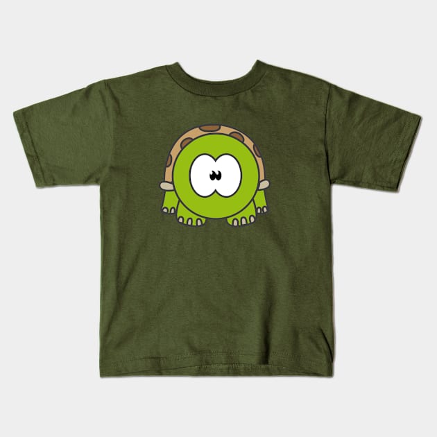 Cute Turtle Kids T-Shirt by Namarqueza